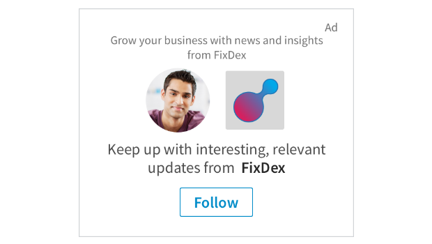 LinkedIn Follower Ads Specs